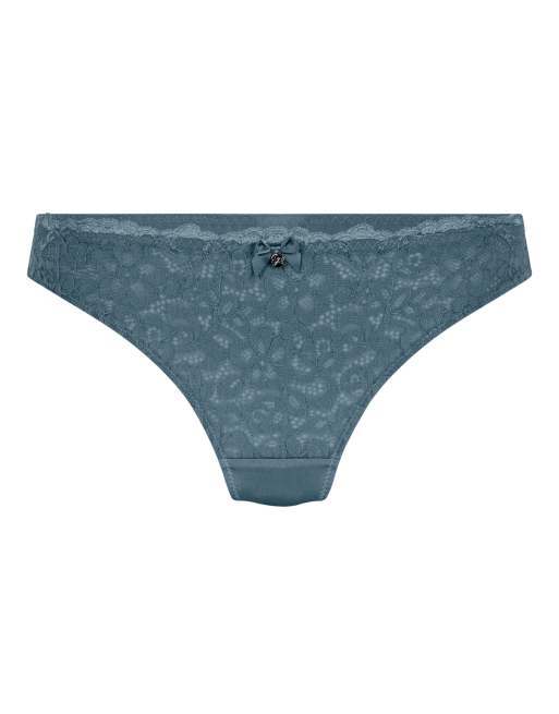 Hunkemoller - Marine - String - Bleu, 3 de 4