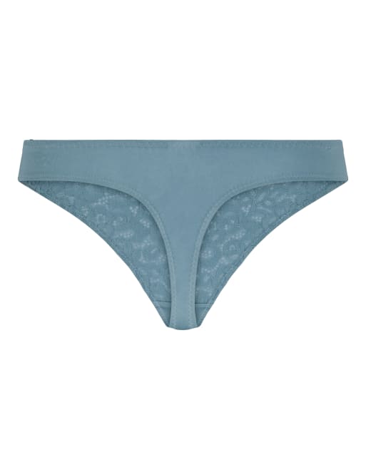Hunkemoller - Marine - String - Bleu, 4 de 4