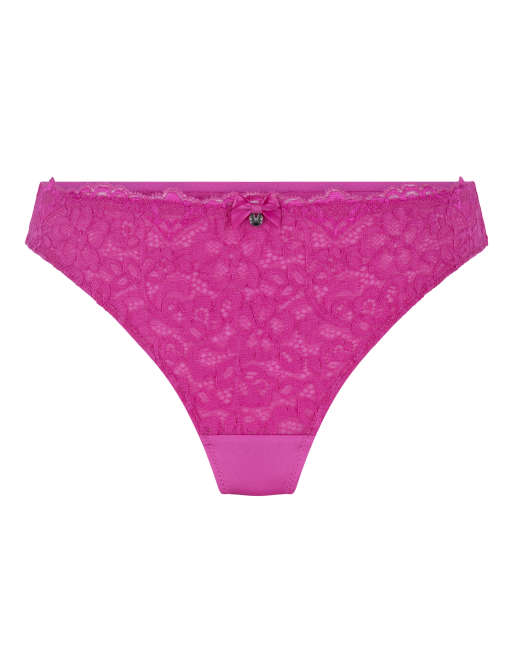 Hunkemoller - Marine - String - Rose, 2 de 4