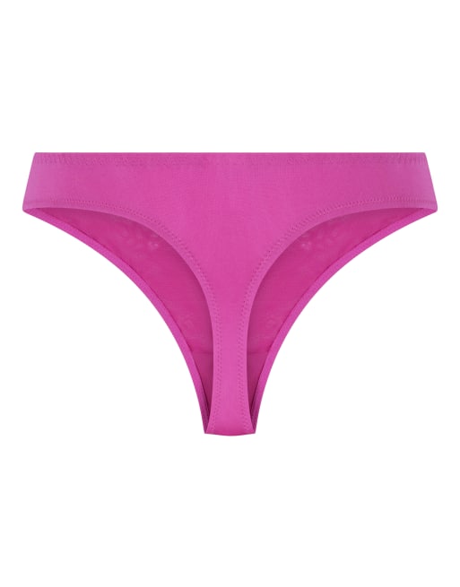Hunkemöller – Marine – Tanga in Rosa, 4 von 4