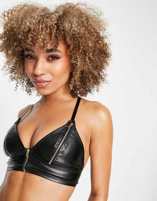 Beaufield Black Sheer Pullover Bralette