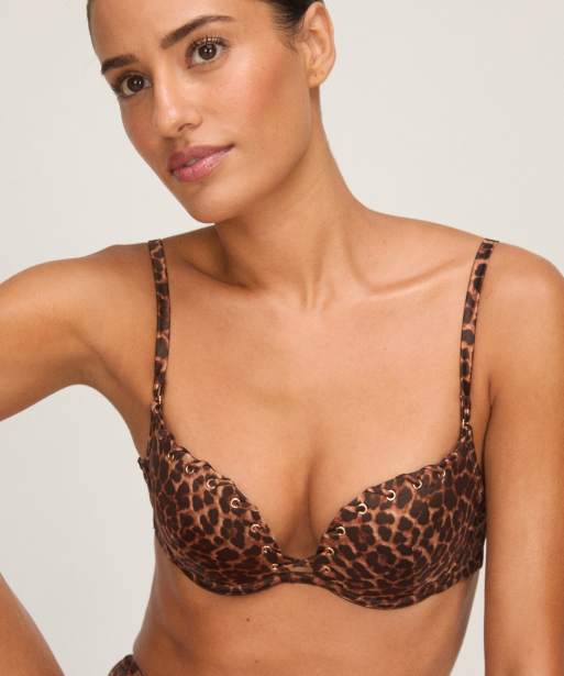 Hunkemoller Maximizer bra quinn in brown, 3 of 7