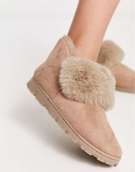 Indoor bootie cheap slippers