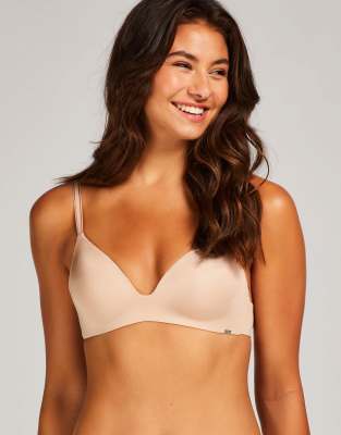 Hunkemöller - Mona - Gepolsterter BH in Beige ohne Bügel-Neutral