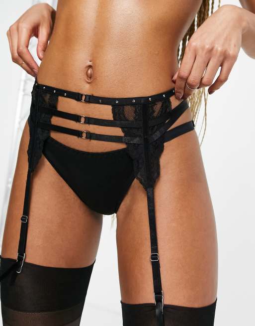 Crystal garter outlet belt