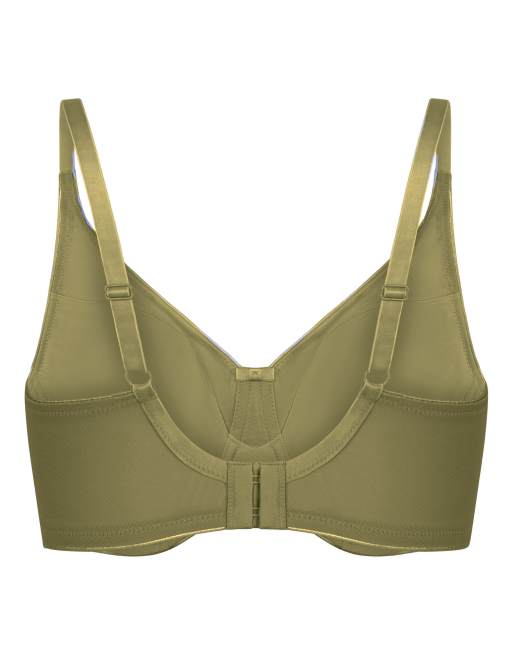 Hunkemoller Nina minimizer-bh met beugel zonder vulling in groen, 6 van 6