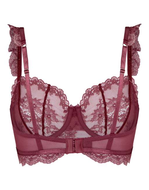 Hunkemoller Non-padded underwired bra naomi in purple, 6 of 6