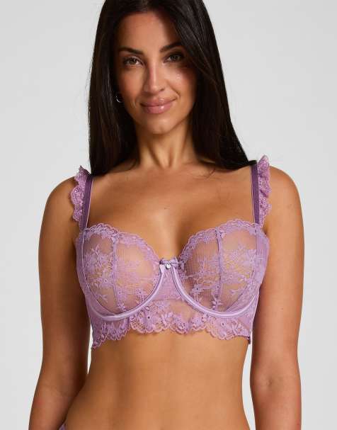 Hunkemoller Non-padded underwired bra naomi in purple - view 1