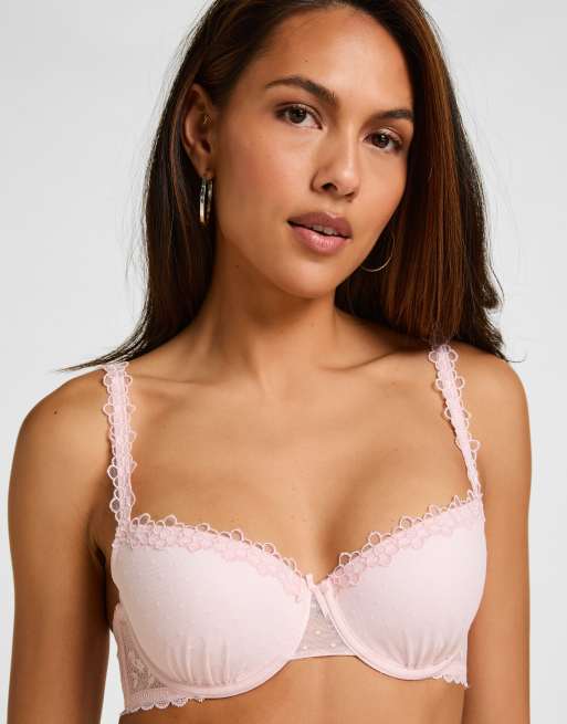 Hunkemoller Padded underwired bra eleanora in pink, 2 of 6
