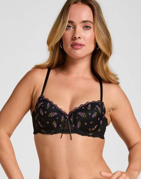 Hunkemoller Padded underwired bra iris in black - view 1