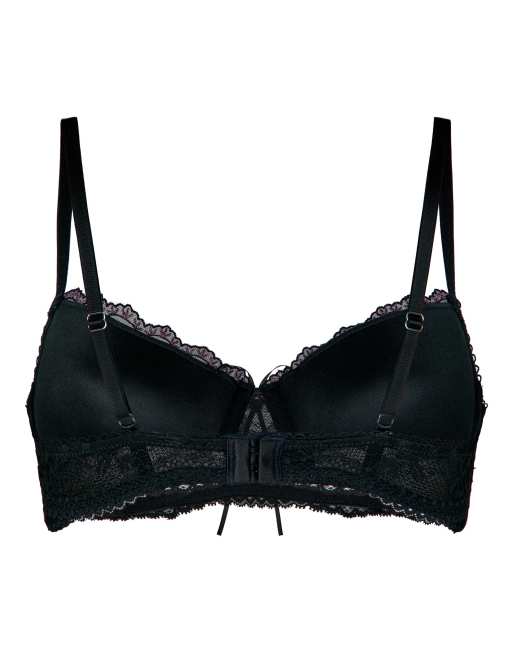 Hunkemoller Padded underwired bra iris in black, 6 of 6