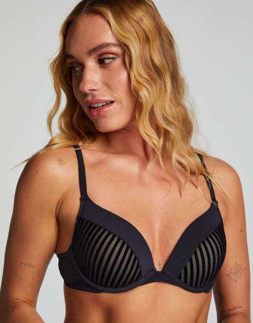 Hunkemöller - Pia - Gewatteerde push-up beugel-bh in zwart, 2 van 4
