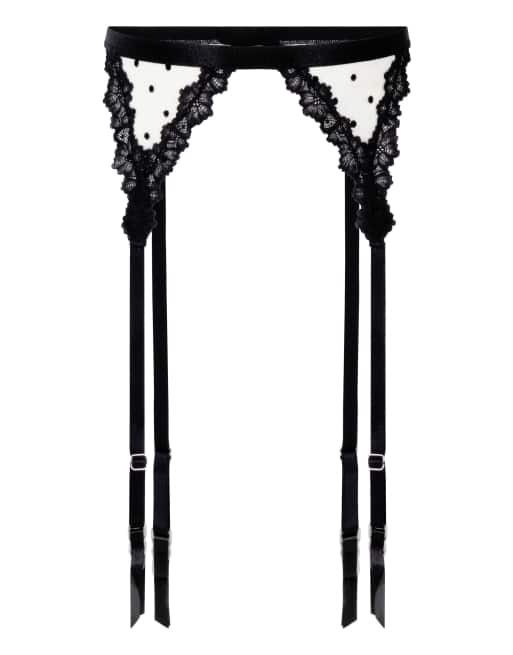 Hunkemoller porte-jarretelles Dolly en blanc, 4 de 5