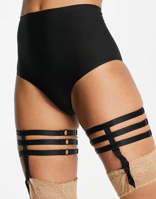 Hunkemoller - Porte-jarretelles multi-lanières - Noir