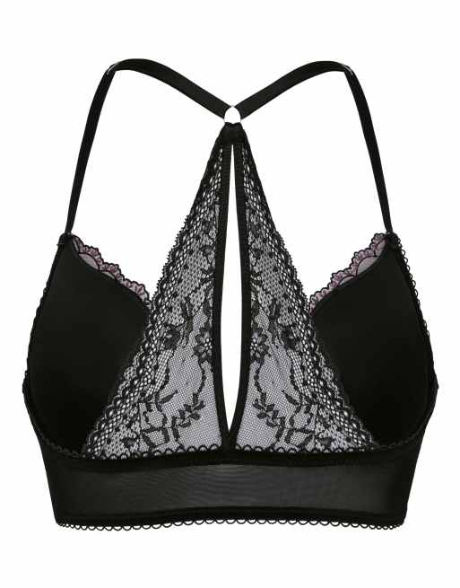 Hunkemoller Push-up bra iris in black, 6 of 6
