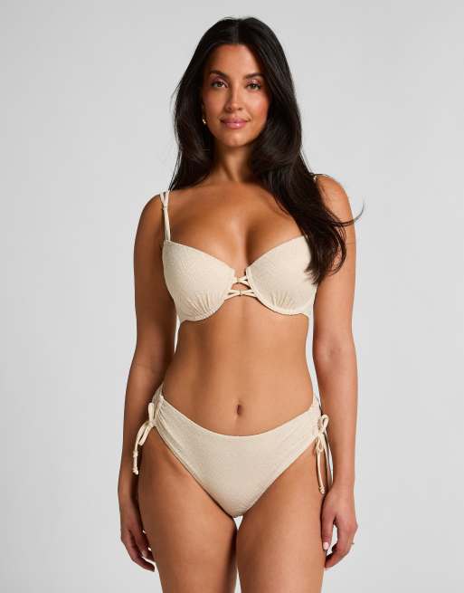 Hunkemöller - Rio - Gehaakt bikinibroekje in wit