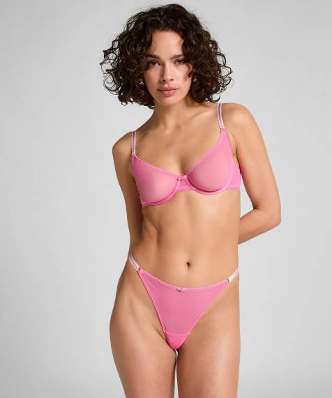 Hunkemöller - Roza - String in roze - view 1
