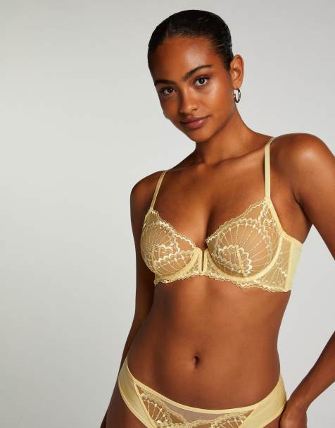 Hunkemöller – Sali – Unwattierter Bügel-BH in Gelb - view 1