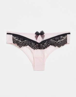 Hunkemoller sally brazilian in chalk pink - view 1