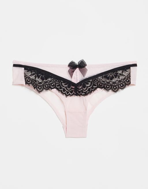 Hunkemoller sally brazilian in chalk pink