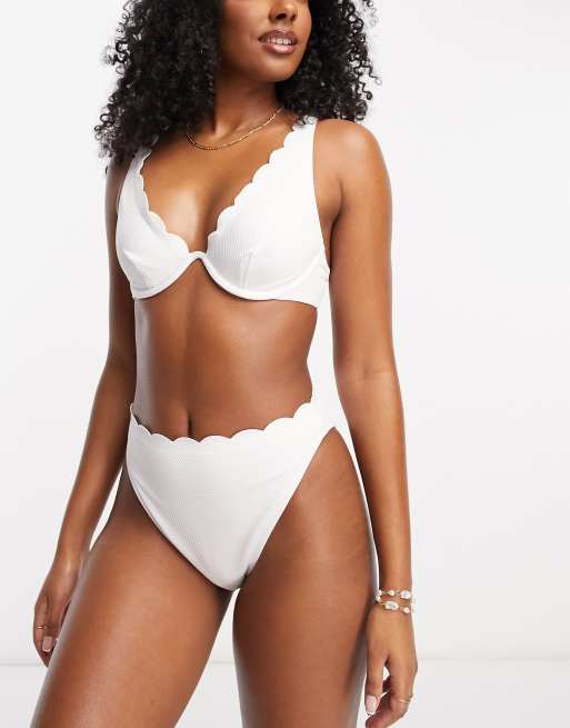 H and clearance m scalloped bikini