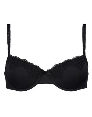 Hunkemöller - Secret - Bügel-BH in Schwarz mit Spitze und Pads