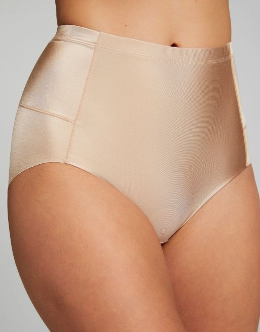 Hunkemöller - Set van 2 gladde corrigerende onderbroeken in beige