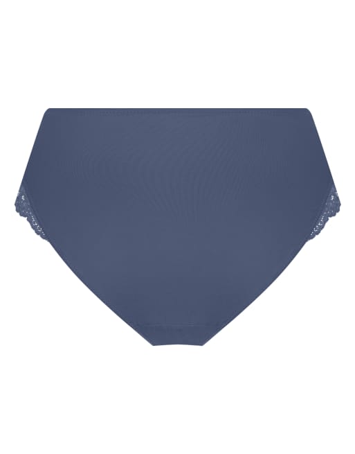 Hunkemöller – Sophie – Slip in Blau mit hoher Taille, 4 von 5