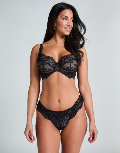 Hunkemoller string Daisy noir - view 1