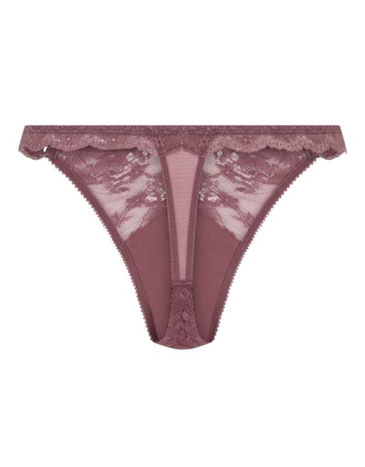 Hunkemoller string Naomi in paars, 5 van 5