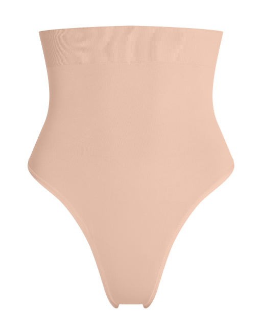 Hunkemoller - String sans coutures à taille haute - Beige, 3 de 3