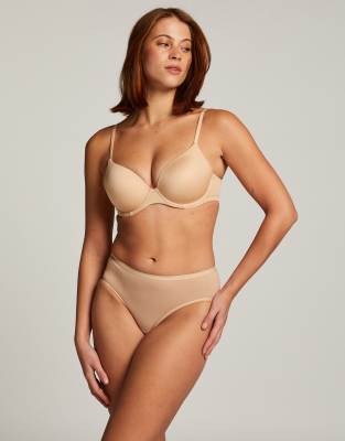 Hunkemöller - Super - Slip aus Baumwolle in Beige-Neutral