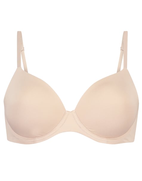 Hunkemoller Super soft padded underwired bra in beige - view 1