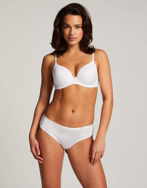 Hunkemoller Super soft padded underwired bra in white, 3 of 4