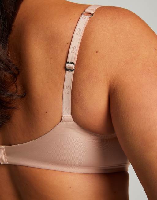 Hunkemoller - Superzachte bh met vulling en beugel in beige, 4 van 4