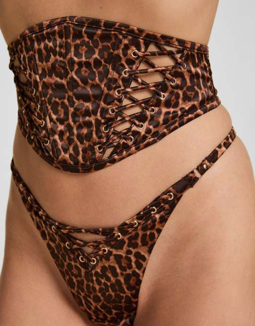 Hunkemoller Taillenmieder Quinn in Braun, 2 von 5