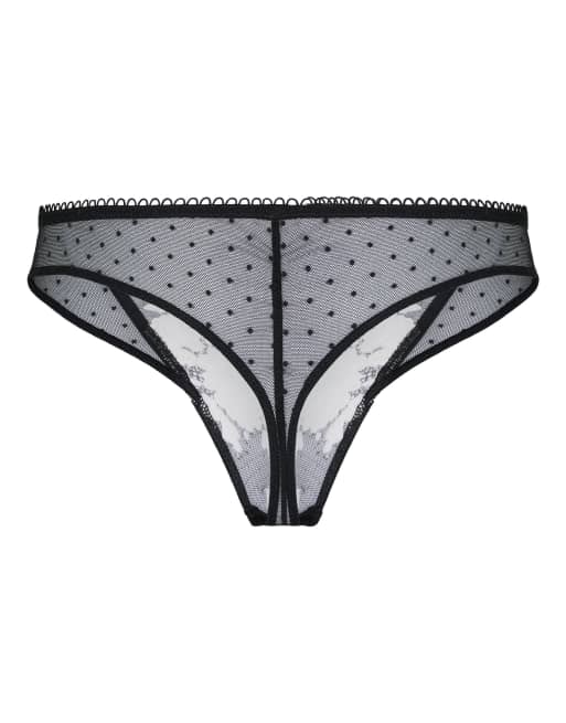 Hunkemoller Thong lindi in black, 5 of 5