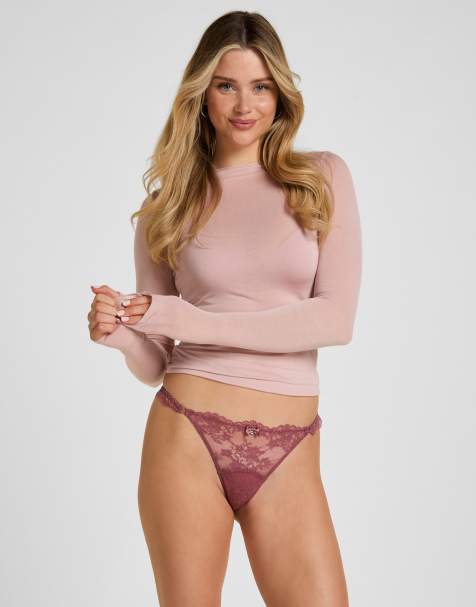 Hunkemoller Thong naomi in purple - view 1