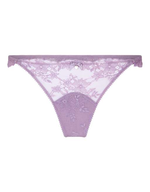 Hunkemoller Thong naomi in purple, 4 of 5