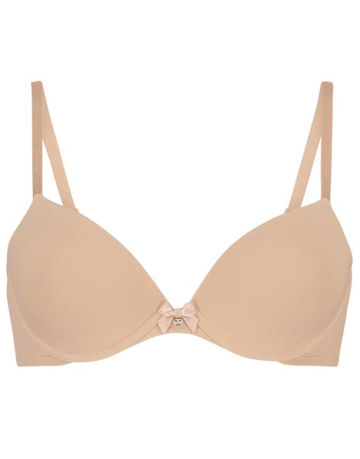 Hunkemöller – Tief ausgeschnittener, gepolsterter Bügel-BH in Beige, 4 von 4