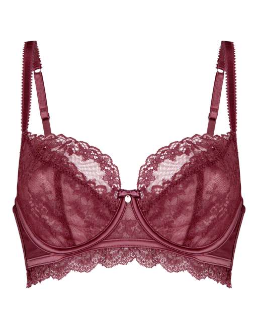 Hunkemoller ungepolsterter Bügel-BH Naomi in Lila, 5 von 6