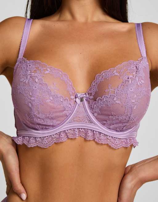 Hunkemoller ungepolsterter Bügel-BH Naomi in Lila, 2 von 6