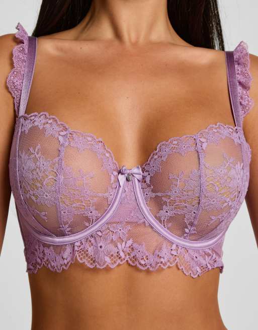 Hunkemoller ungepolsterter Bügel-BH Naomi in Lila, 2 von 6
