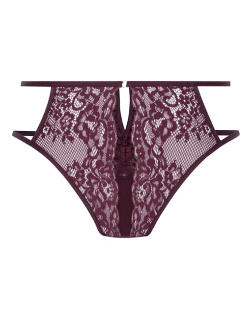 Hunkemoller - Valentijn - Cinnamon - Brazilian slip in rood, 4 van 4