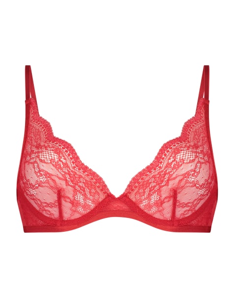 Hunkemöller - Valentijn - Isabelle - Beugel-bh zonder vulling in rood - view 1