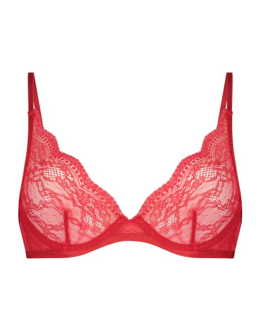 Hunkemöller - Valentijn - Isabelle - Beugel-bh zonder vulling in rood