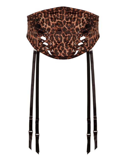 Hunkemoller Waspie quinn in brown, 4 of 5