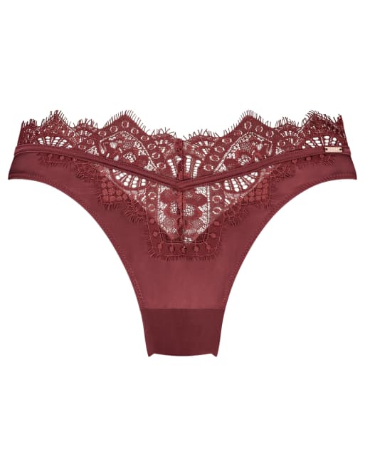 Hunkemöller - Zoe - Braziliaanse slip in rood, 2 van 4