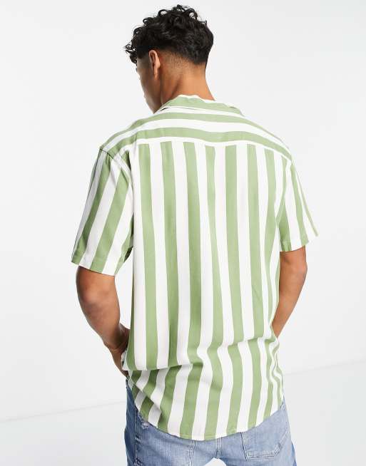 Hunky Trunks - Strandshirt in groene streep