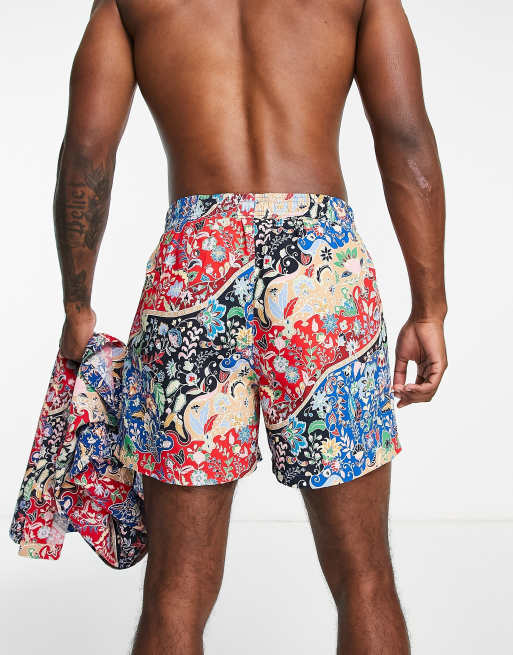 Paisley on sale swim trunks